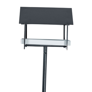 Bàn chim kim loại độc lập màu đen jh-mech giá đỡ bằng sắt cho trung chuyển Nhà chim ngoài trời cao 1.3m - Product Image 3