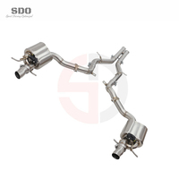 Tuyaux d'échappement SDO SS304 pour Mercedes-Benz E63 E63-S AMG W212 5.5TT 2012-2017 Performance Catback avec soupape électronique