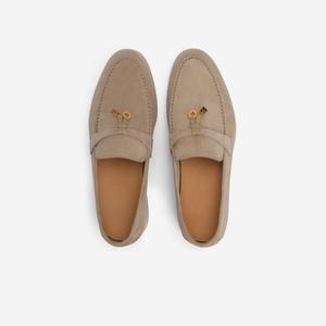 2026 özel lüks erkek hakiki deri süet koyun derisi loafer'lar yüksek kaliteli rahat kayma-on düz tarzı - Product Image 3