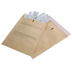 Eco-Friendly Kraft Paper Packaging Bag Customized Biodegradable Natural Color Magazine Packaging Parcel