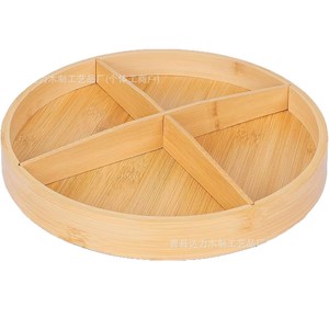 Round Wooden <b>Spice</b> <b>Rack</b> <b>Rotatable</b> Kitchen Condiment Organizer Storage Holder For Tabletop Use - Product Image 1