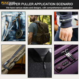 Deslizador de Cremallera Automático con Logotipo Personalizado, Diseño Duradero, Patrón de Mariposa y Estrella, Aleación de Zinc de Alta Calidad para Prendas y Bolsos - Product Image 6