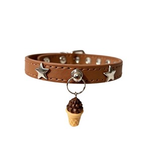 Collar de Piel Sintética Wangwuwu para Gato, Color Rosa, Ajustable, con Colgante de Helado, para Gatitos Pequeños, Accesorios para Mascotas - Product Image 5