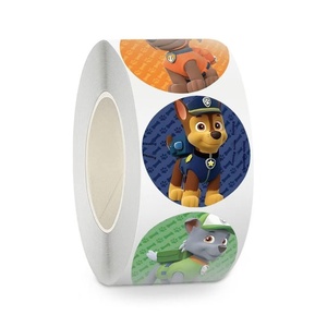 <strong>Paw</strong> <strong>Patrol</strong> Seal <strong>Sticker</strong> PVC Self Adhesive DIY Children's Reward Animation Hand Account Roll Cut Film Tape - Product Image 1