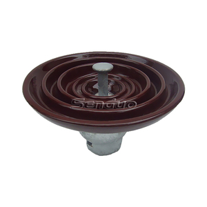 ANSI 52-3 <strong>11kV</strong> 70kN Porcelain Ceramic <strong>Disc</strong> Suspension <strong>Insulator</strong> - Product Image 2