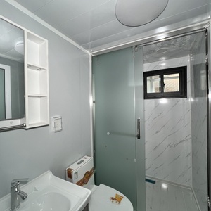 Le piccole case del contenitore espandibile di spedizione prefabbricata di alta qualità hanno elettrico e acqua con la cucina ed il bagno - Product Image 6