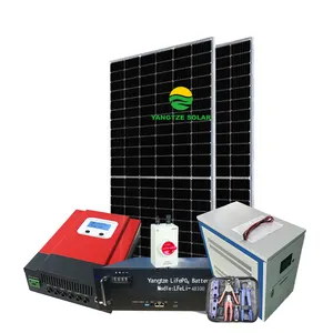 Yangtzeブランドの最高のソリューションエネルギーシステム10kwソーラーシステム (バッテリー付き)