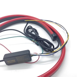 Luz de freno LED de montaje alto para coche, tira de guía de luz de 900mm con tira multimodo para advertir a los coches traseros para evitar colisiones traseras - Product Image 2