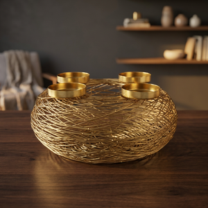 Meilleur Porte-Bougie Lanterne LED Sans Flamme en Laiton, Écologique, pour Décoration Intérieure et Extérieure, Cadeau de Noël et de Pâques - Product Image 3