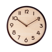 Jam Dinding Kayu Pinus Minimalis Dekorasi Rumah Kantor Jam Dinding Kayu