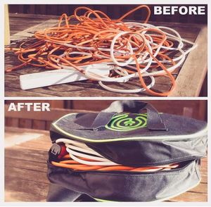 Free sample Quality Mains <b>Cable</b> Carry <b>Bag</b>.For Mains <b>Cables</b> For The Caravan, Tools, Jump Leads And Garden Equipment. Strong Zip. - Product Image 2