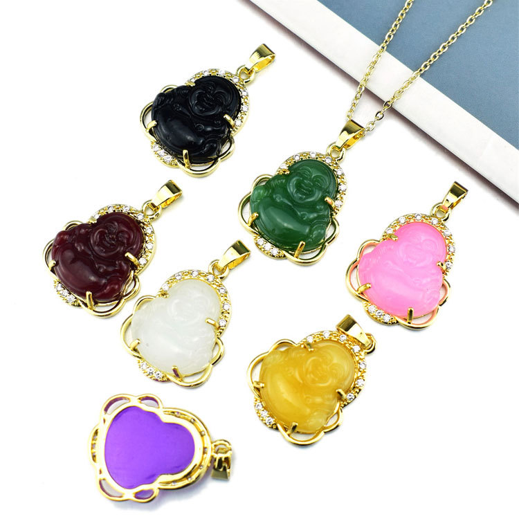 SC Hot Selling Zircon Crystal Buddha