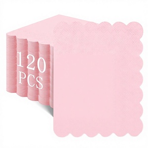 Tovaglioli di Carta Colorati Personalizzati con Logo, Monouso, a 3 Veli, in Pura Cellulosa, Morbidi, Multi-Piegati, Goffrati, Stile Sacchetto, per Cocktail - Product Image 1