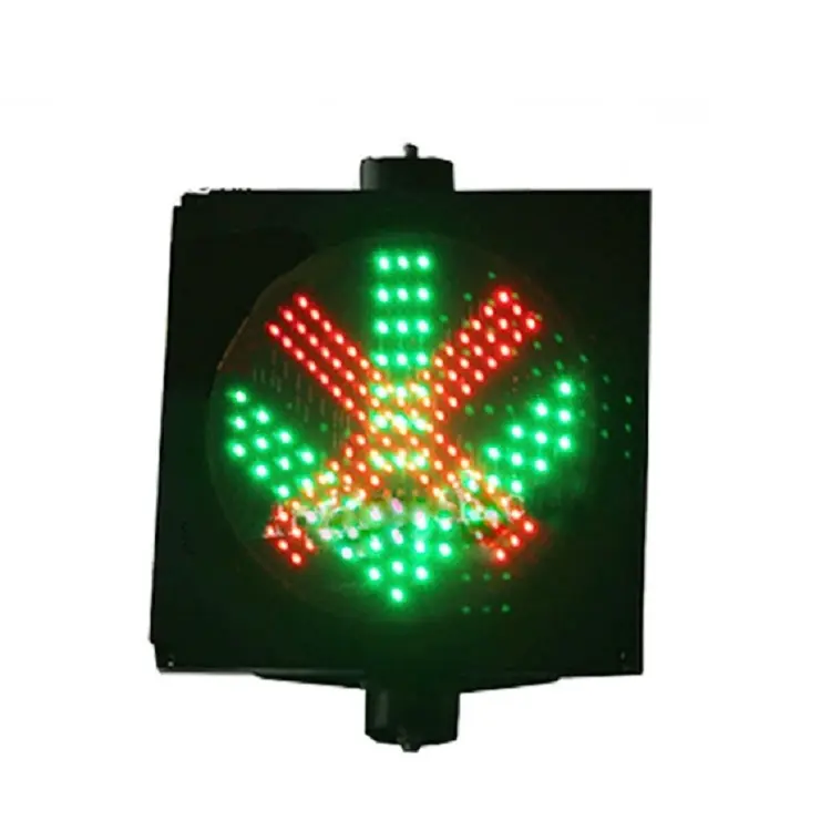 INTEGER 300mm RED Kreuz grüner Pfeil LED Ampel mit hoher Sicherheit Effiziente Verkehrs sicherheit