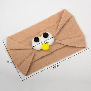 Kids Haar Accessoires Grote Vogel Ogen Baby Meisje Pasgeboren Hoofdband Stretch Cartoon Haarbanden Haar Boog Nylon Hoofdbanden Voor Baby - Product Image 6
