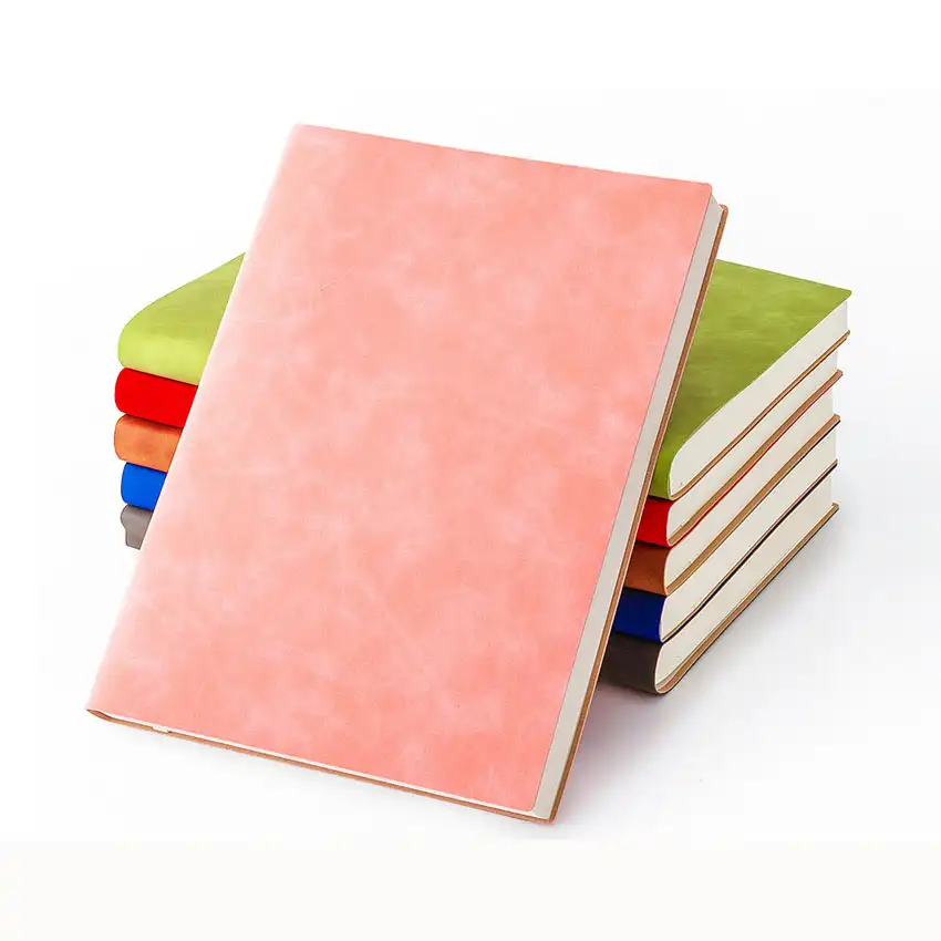 Quaderno di carta punteggiato 80gsm punteggiato in pelle vegana con quaderni all'ingrosso personalizzati