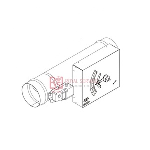 Outils de conduit d'air Hvac Vanne de commande d'air CAV mécanique Régulateur de débit d'air constant ventilateur hrv amortisseur cav - Product Image 5