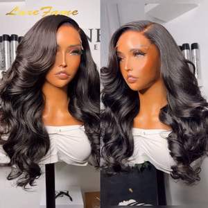 Парик из натуральных человеческих волос 13x6 Thin <span class=keywords><strong>HD</strong></span> Full Lace Frontal, цвет в наличии, готов к отправке, 12A <span class=keywords><strong>HD</strong></span> Lace Frontal, бразильские парики из натуральных человеческих волос - Product Image 2
