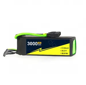 6s 22.2V 3000mAh Lipo Battery PACK For Protection Dji Drone Helicopter Airplane RC Boat Car