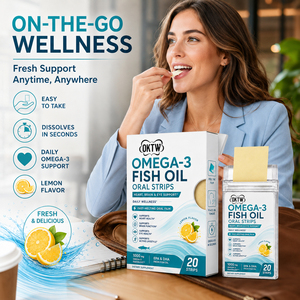 Tiras Orales de Aceite de Pescado Omega 3 Personalizadas con Aceite de Algas para Nutrición Diaria, Suministro de Marca Privada - Product Image 3