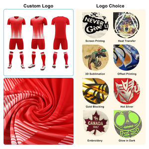 Uniforme de Fútbol Personalizado para Hombre Adulto, Transpirable, de Secado Rápido, con Impresión de Nombre y Logotipo, Ropa de Equipo, Impresión por Transferencia de Calor - Product Image 3