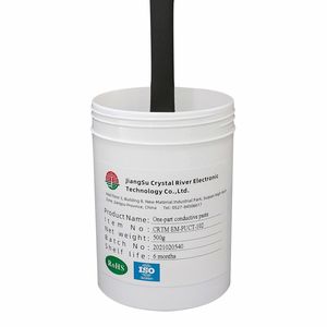 Pâte conductrice de carbone monocomposant <span class=keywords><strong>à</strong></span> séchage rapide <span class=keywords><strong>à</strong></span> base d'<span class=keywords><strong>eau</strong></span>, conforme RoHS, excellente adhérence, blindage EMI pour circuits électroniques flexibles - Product Image 1