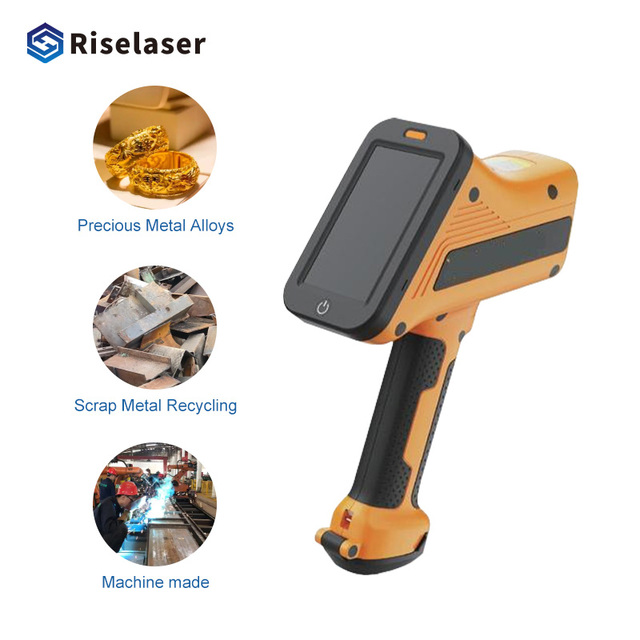 Riselaser High Precision Handheld Gold XRF Analyzer Metal Alloy Analyzing Portable XRF Analyzer