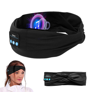 Música Blue Tooth Diadema Auriculares para hombres y mujeres Yoga Correr Deportes Wireless Headscarf Head Wrap Sleeping Eye Patch Mask - Product Image 3