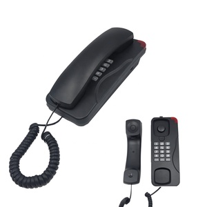Téléphone de secours analogique d'urgence mural ABS résistant aux intempéries avec indicateur LED pour ascenseurs d'hôtel et salles de bain - Product Image 1