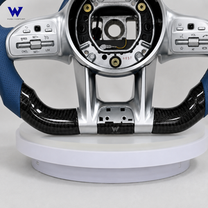 Volant de direction en fibre de carbone automobile de haute qualité, adapté à la modification personnalisée pour C63 AMG W204 W212 GLE - Product Image 4