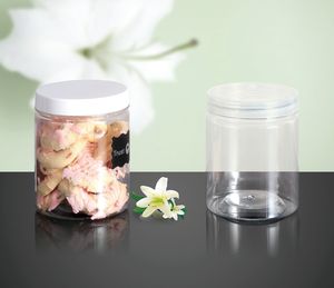 Plastique Transparent 300g <span class=keywords><strong>Miel</strong></span> Large Bouche Pot Vis Top Qualité Alimentaire 250ml Capacité Bonbons Beurre D'arachide Sucre Emballage Sucettes - Product Image 5