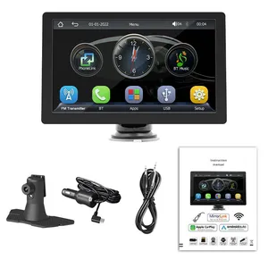 OEM 공장 7인치 IPS 휴대용 자동차 라디오 스마트 카 모니터 안드로이드 오토 카플레이 터치 스크린 및 1년 보증 - Product Image 4
