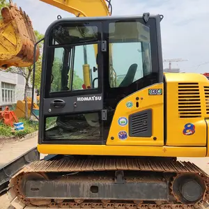 Used In Road Engineering And Construction Machinery 7-ton Second-hand Small Excavator Komatsu PC70 Hydraulic Crawler Excavator
