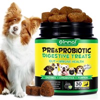 Oimmal 30 Soft Chews, complément alimentaire naturel pour chiens, soutien digestif et intestinal, friandises pour chiens, soft chews probiotiques pour animaux de compagnie