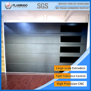 2024 Offre Spéciale porte roulante compacte en alliage d'aluminium porte de <span class=keywords><strong>garage</strong></span> sectionnelle automatique isolée conception coulissante de Chine - Product Image 4