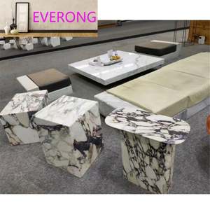 Nouveau <span class=keywords><strong>prix</strong></span> de dalle d'alto Calacatta Marble Trend par <span class=keywords><strong>M2</strong></span> pour la conception de comptoir de cuisine intérieure - Product Image 6