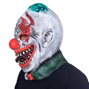 Máscara de Payaso Zombi de Halloween, Máscara Facial Completa Divertida y Aterradora de Látex para Casa Embrujada, <span class=keywords><strong>Escape</strong></span> <span class=keywords><strong>Room</strong></span>, Cosplay - Product Image 3