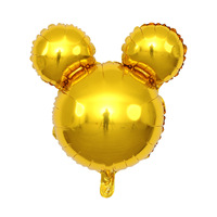 Mini Mickey Mouse tête ballon feuille d'aluminium ballons à Air gonflables pour dessin animé thème fête d'anniversaire décoration jouets cadeaux