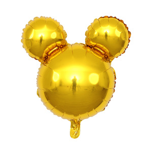 <span class=keywords><strong>Mini</strong></span> Mickey Mouse testa palloncino di alluminio palloncini gonfiabili ad aria per il tema dei cartoni animati festa di compleanno decorazione giocattoli regali - Product Image 2