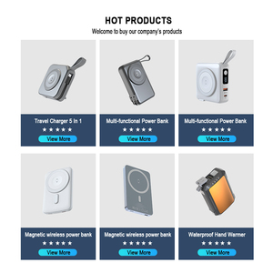 Caricabatterie da Viaggio Portatile Multifunzione, Power Bank Wireless, Adattatore di Ricarica Rapida Magnetico, Presa Universale USB Tipo C - Product Image 6