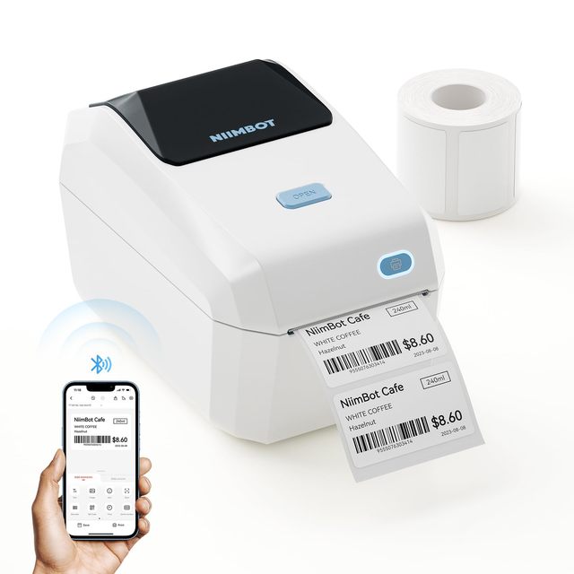 NIIMBOT K3  Smart Portable Thermal Barcode Label Printer Interface for Small Business Use in Address Logo Clothing Etc