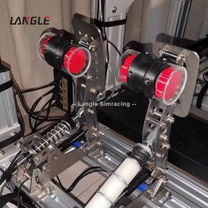 Kit de simulateur de course en intérieur de haute qualité Simulation de profil en aluminium de vibration de pédale universelle avec pédale de conduite au volant - Product Image 4