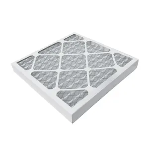 Fabriek Groothandel Kartonnen Frame Geplooide Furance Filter 20X20X1Inch Voor Hvac Systeem Merv 8 Luchtfilter