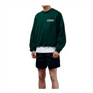 Factory Custom Fleece 100% Cotton Men's Sweatshirts Basics Style Oversized Crewneck Pullover Anti-Pilling Autumn Fashion 2026 - Product Image 5