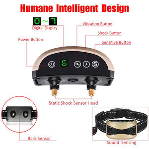 Kerah Sabrina Elektrik Isi Ulang Daya Cepat Kerah Tinggi Tidak Menggonggong Anjing - Product Image 3