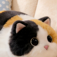 Oreiller en peluche super doux en forme de chat mignon personnalisé, grande taille (31-50 cm), rembourrage en coton PP, couette pour enfants de 3 ans et plus, Saint-Valentin