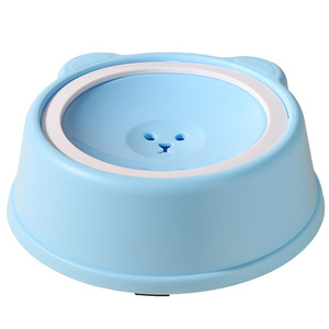 Floating Dog Water Bowl Anti-Tip Pet Bowl With Bear Design For <b>Cats</b> And Dogs Keeps Mouth Dry - Product Image 2