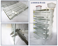 Usine chinoise pas cher prix nouveau Design cage de batterie de caille automatique avec système d'eau