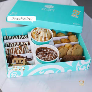 Donuts Factory Direct Custom Donut Paper Kraft Paper Food Container Oem Bread Box, Cajas para pasteles Cookie Small Cakes - Product Image 3