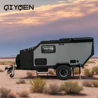 Mini-remorques de voyage de luxe pour le camping en plein air, remorques utilitaires pour les campeurs tout-terrain